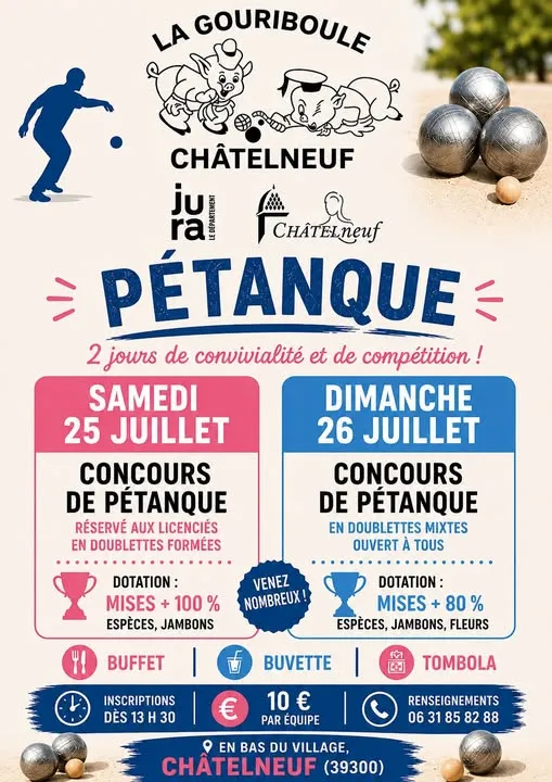 Concours de pétanque pour tous
