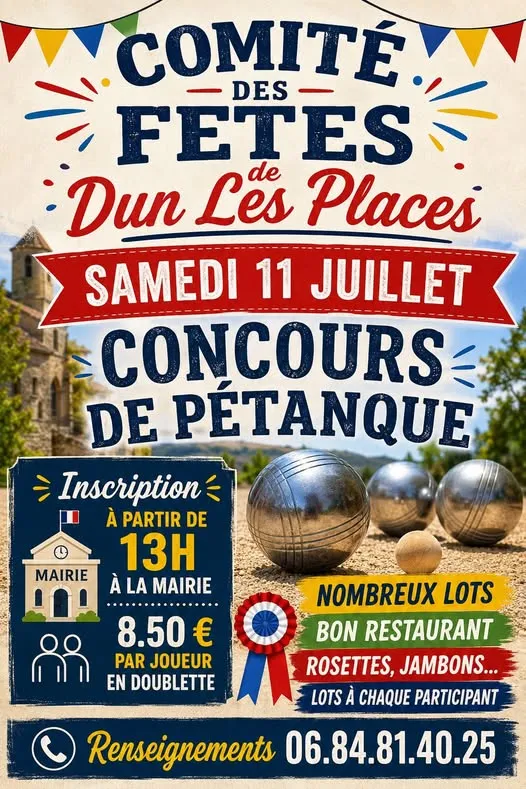 Concours de pétanque