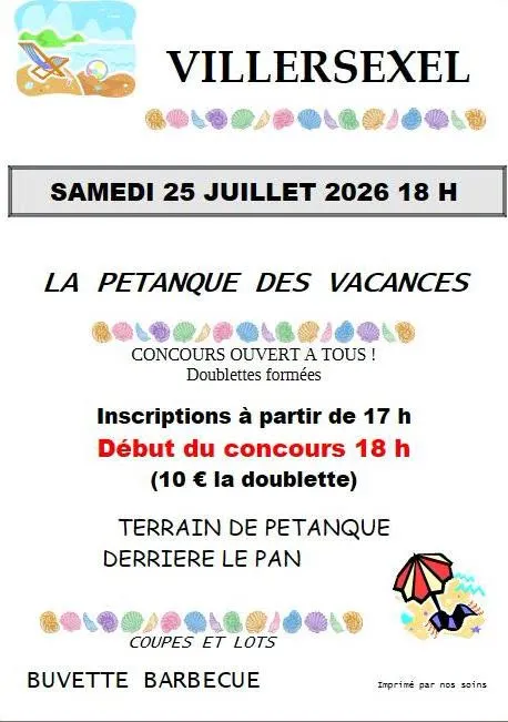 La Pétanque des Vacances