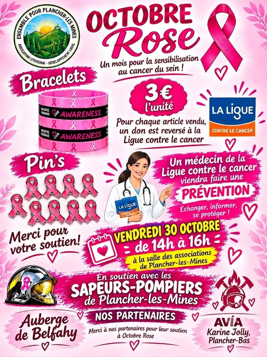 Octobre Rose à Plancher-les-Mines