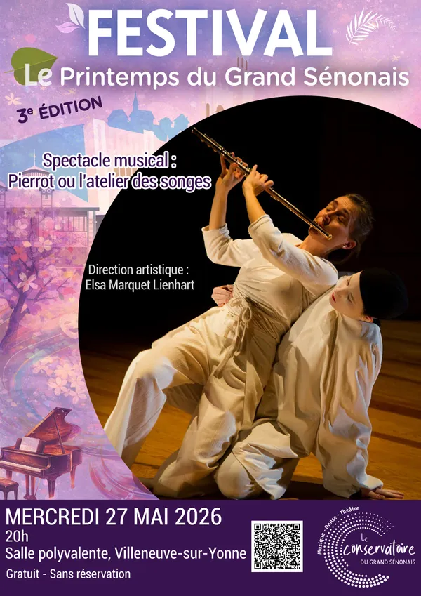 Printemps du Grand Sénonais - Pierrot ou l'atelier des songes