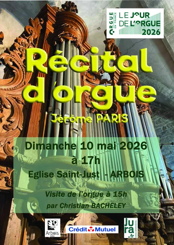 Jérôme Paris, orgue