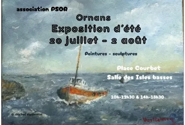 exposition d'été de l'association des peintres et sculpteur d'Ornans (PSOR)