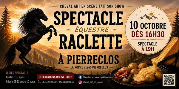 Soirée spectacle équestre & raclette