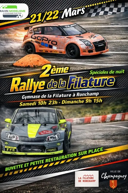 2ème Rallye de La Filature avec Rahin Modélisme