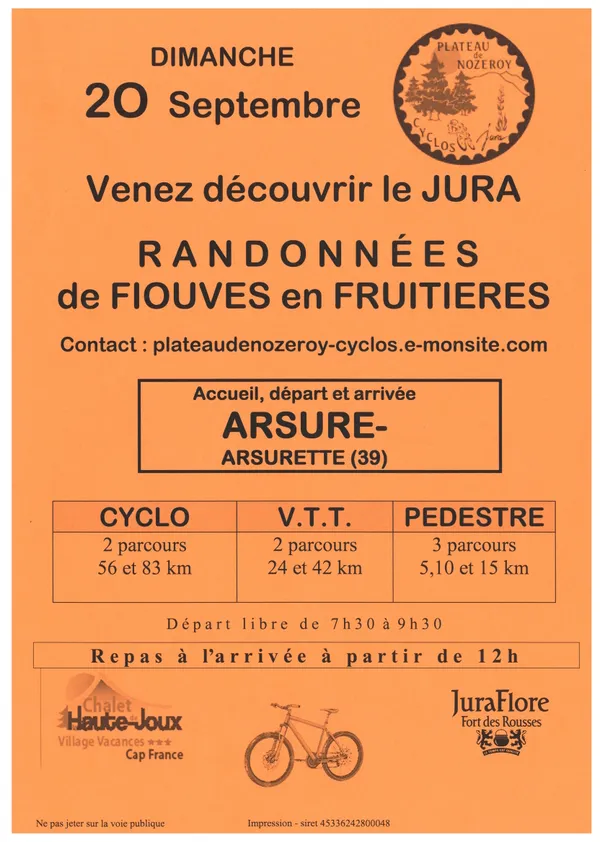 Randonnées de Fiouves en fruitières