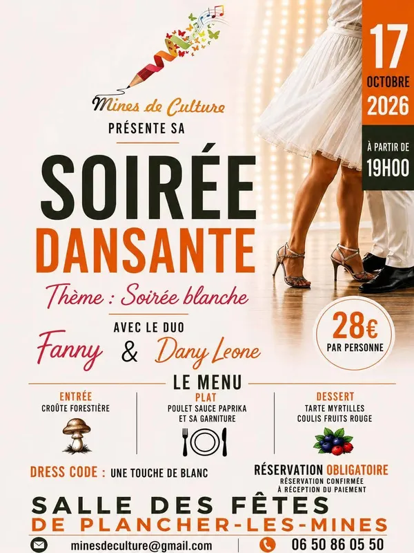 Repas dansant - Soirée blanche