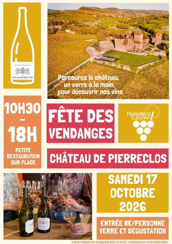 Fête des vendanges au Château de Pierreclos