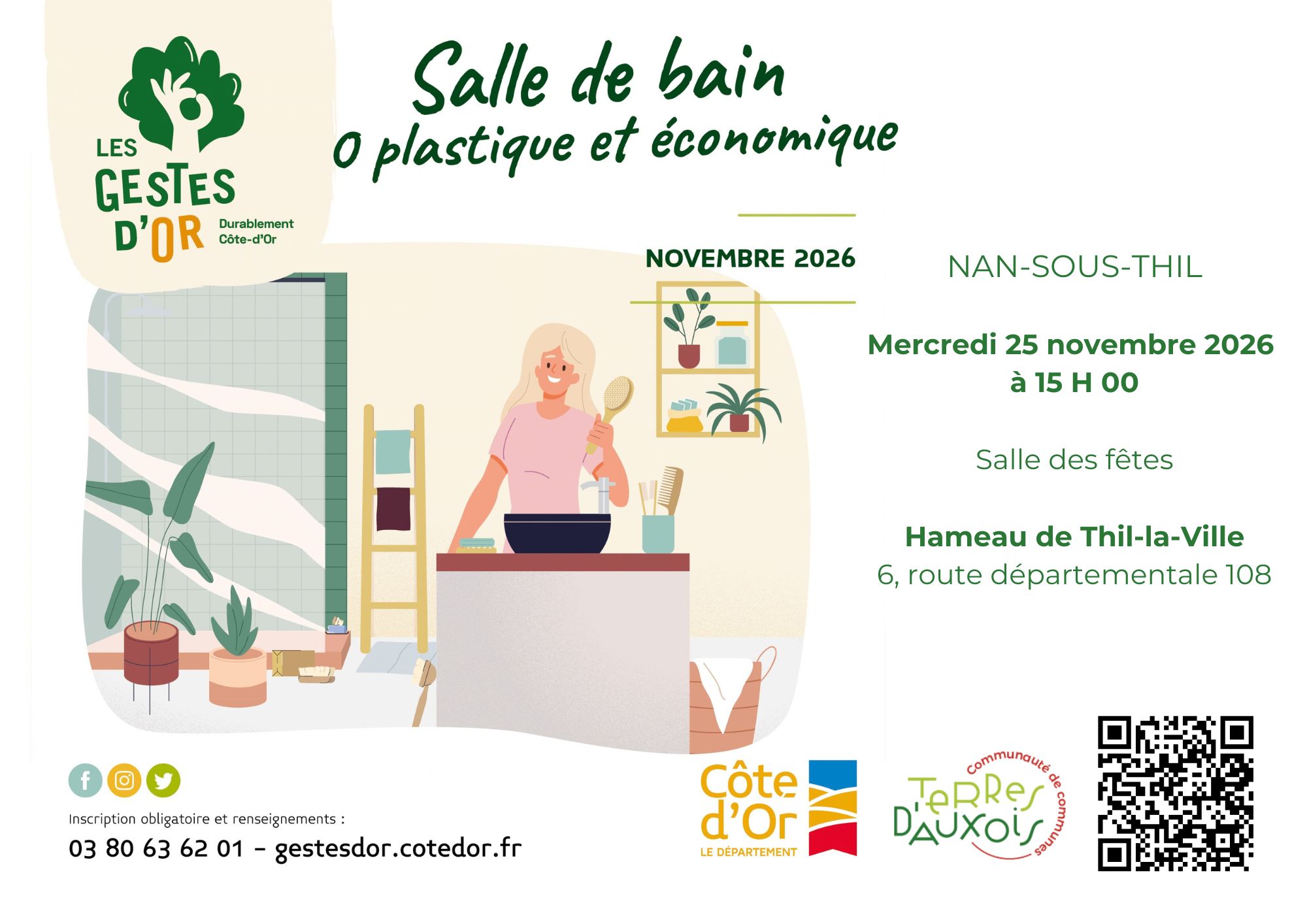 Atelier : Salle de bain à zéro plastique et économique