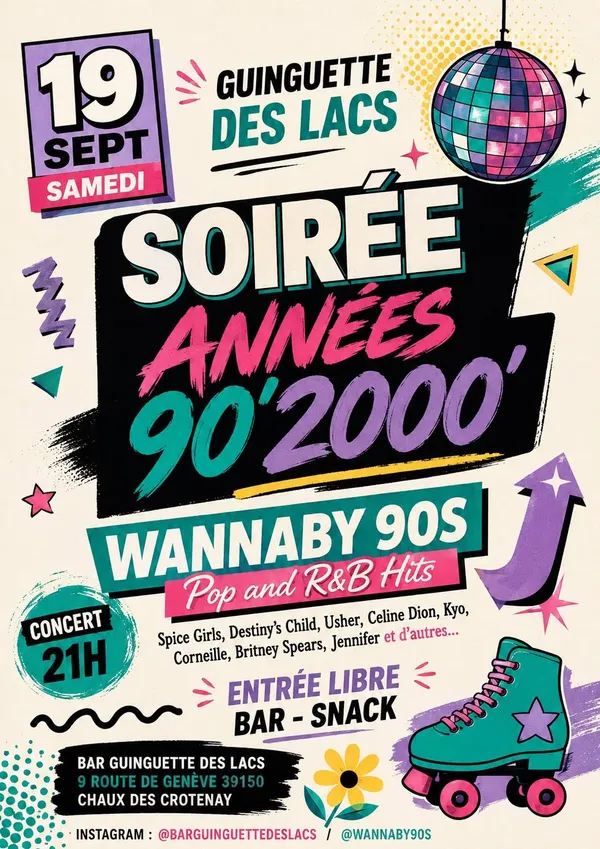 Soirée années 90/2000