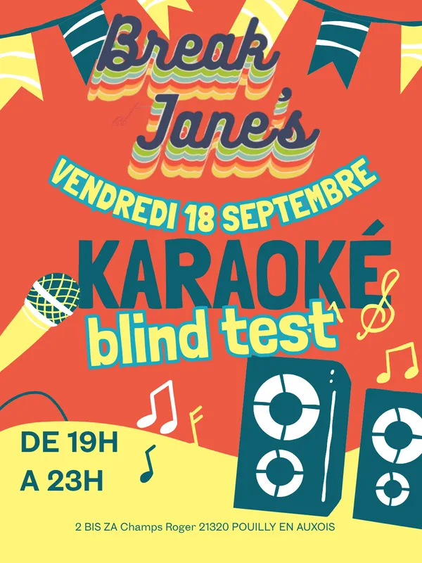 Soirée BLIND TEST et KARAOKE - 21320 Pouilly en Auxois