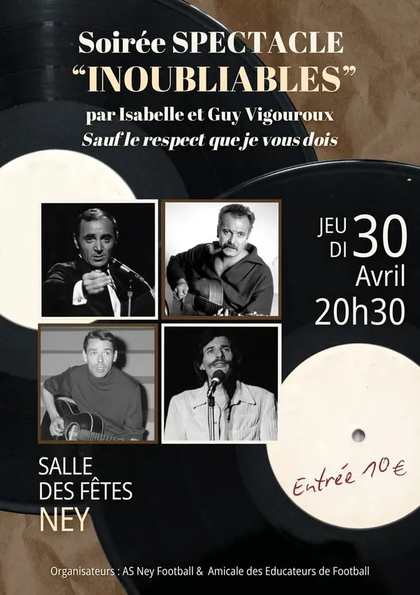 Soirée Spectacle "Inoubliables"