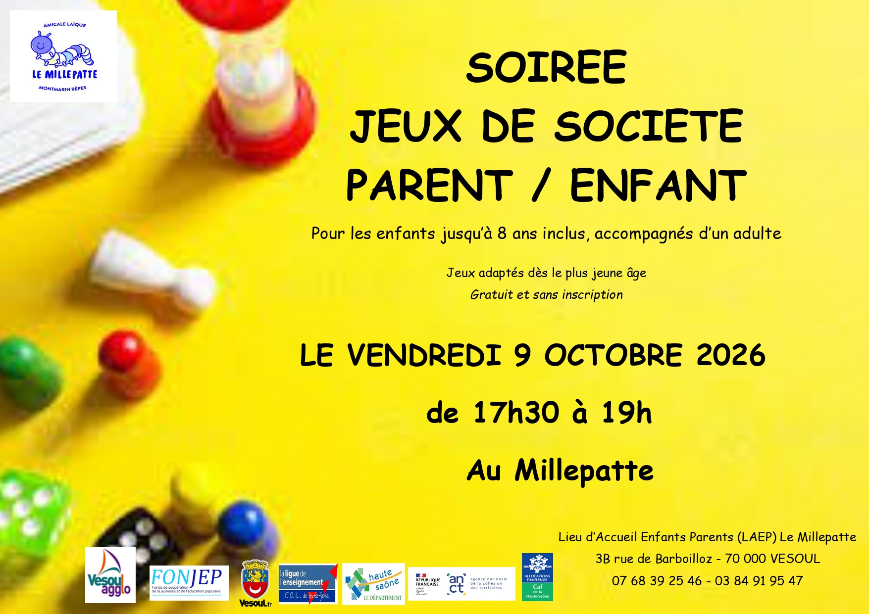 Soirée Jeux de sociétés
