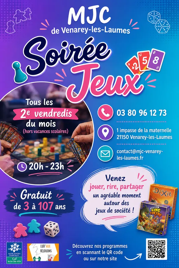 Soirée jeux de société