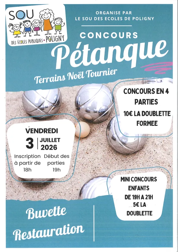 Concours de pétanque