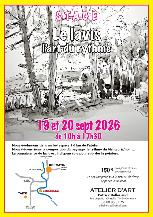 Stage Le lavis, l'art du rythme