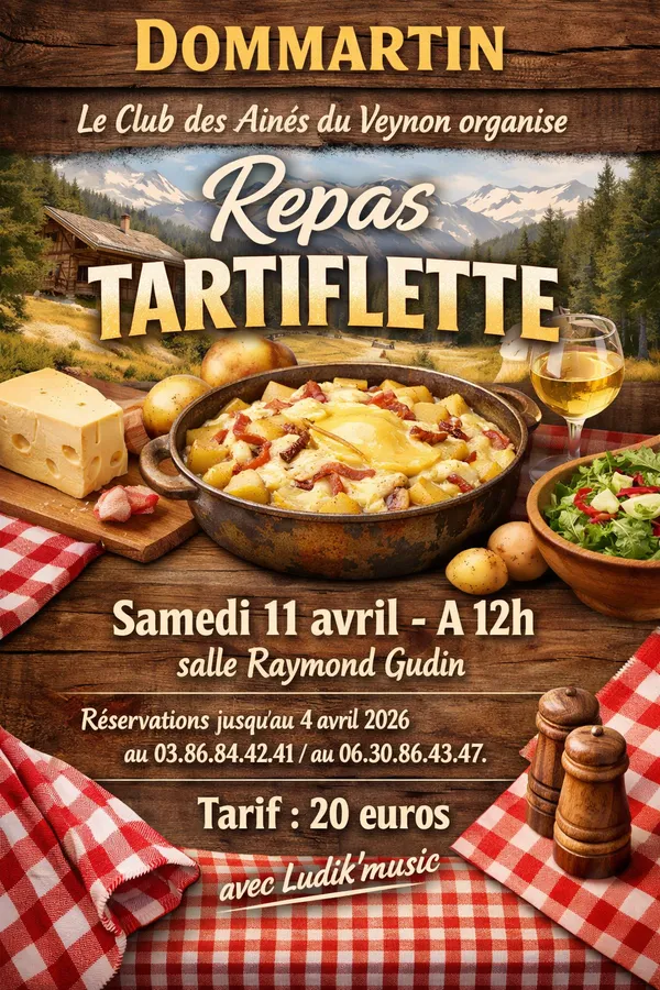 Repas tartiflette