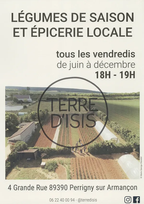 Légumes de saison et épicerie locale