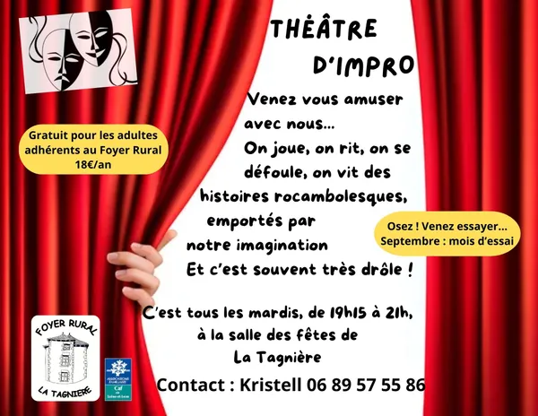 Atelier théâtre d'improvisation