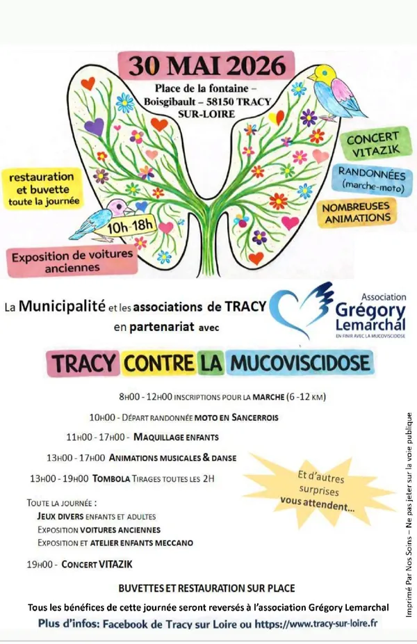 Tracy contre la mucoviscidose
