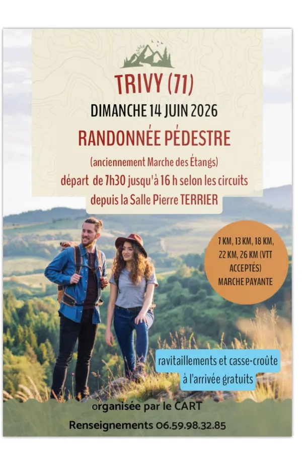 Randonnée pédestre (anciennement Marche des étangs)