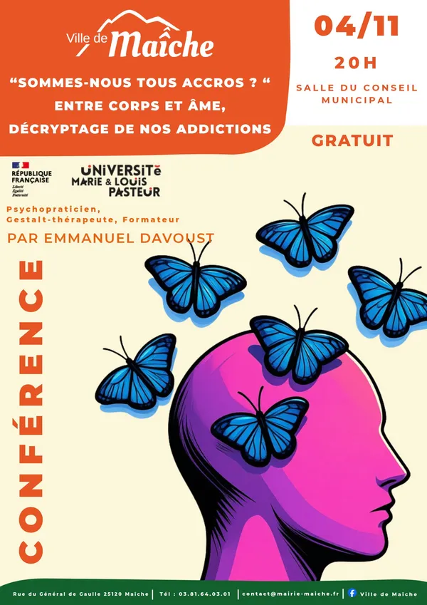 Conférence " Sommes -nous tous accros"