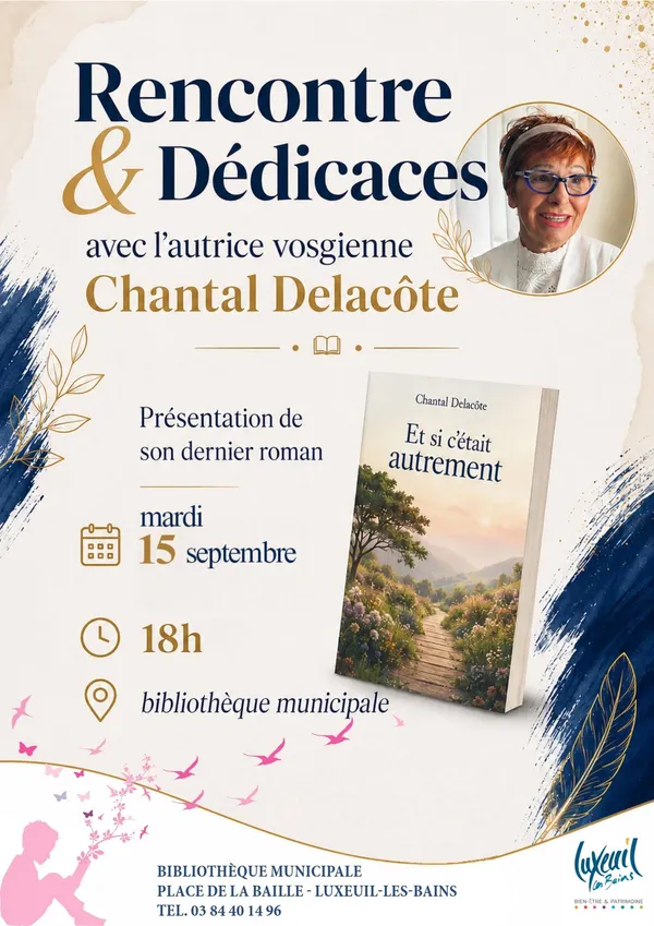Rencontre dédicace : Chantal Delacôte