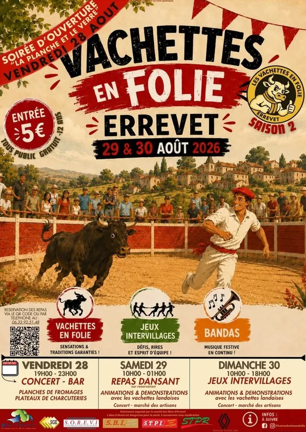 LES VACHETTES EN FOLIE - ERREVET