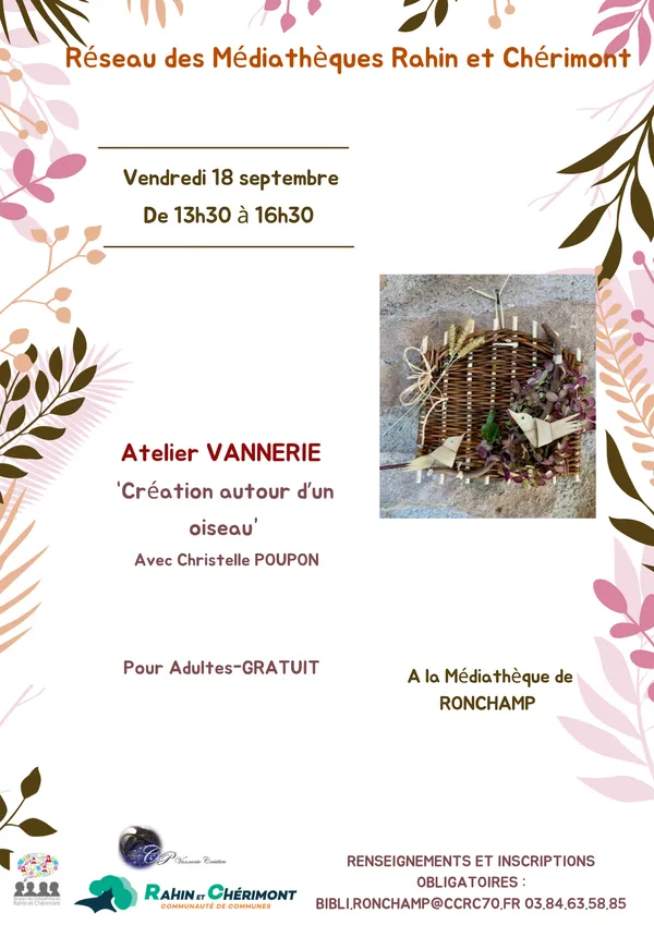 Atelier "Vannerie" à Ronchamp