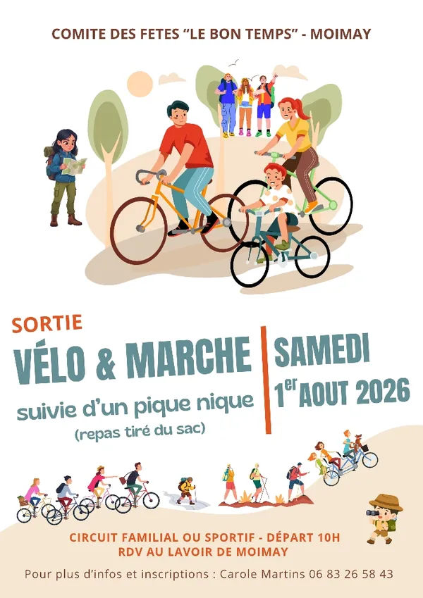 Sortie vélo et marche