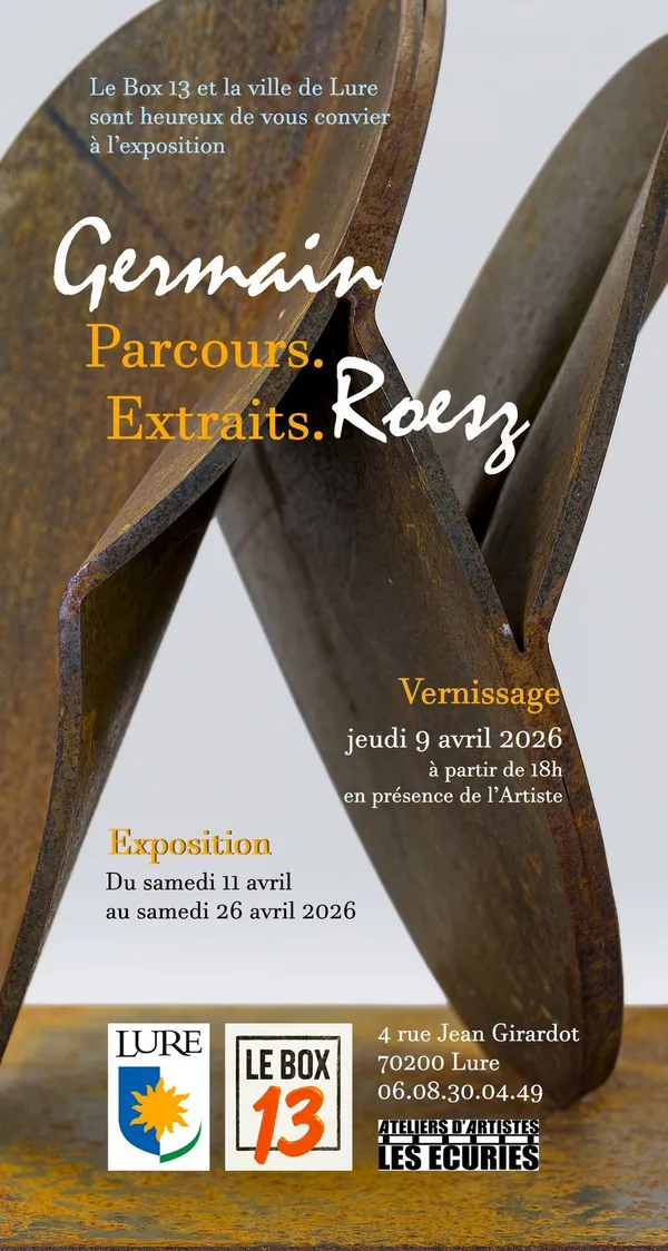 Vernissage "Parcours. Extraits."de Germain Roesz