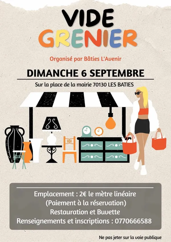 Vide-greniers - Les Bâties