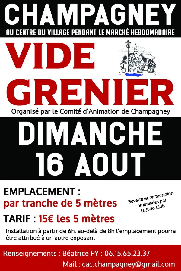 Vide grenier - Champagney