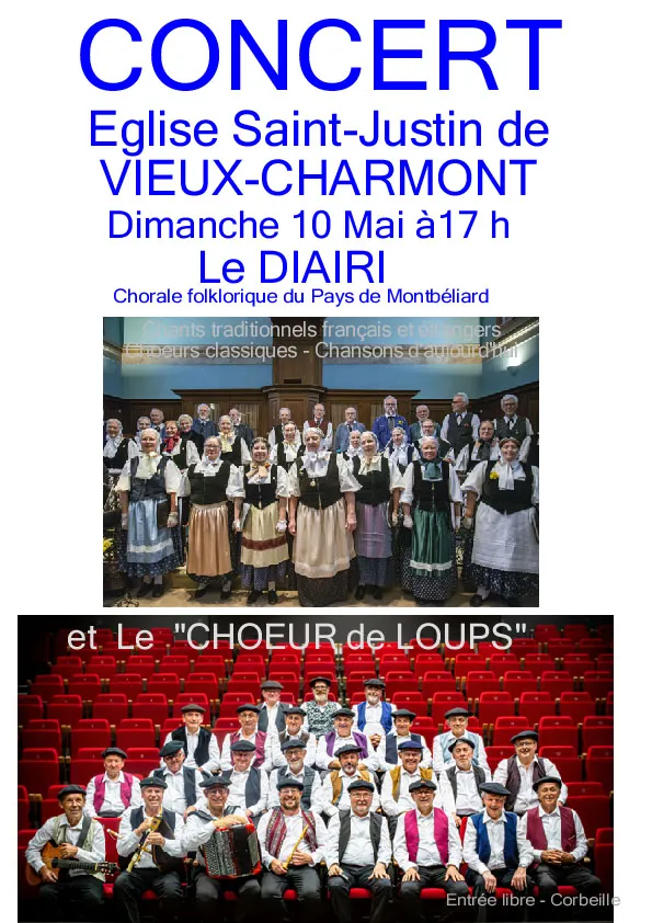 Concert  DIAIRI et Choeur de LOUPS