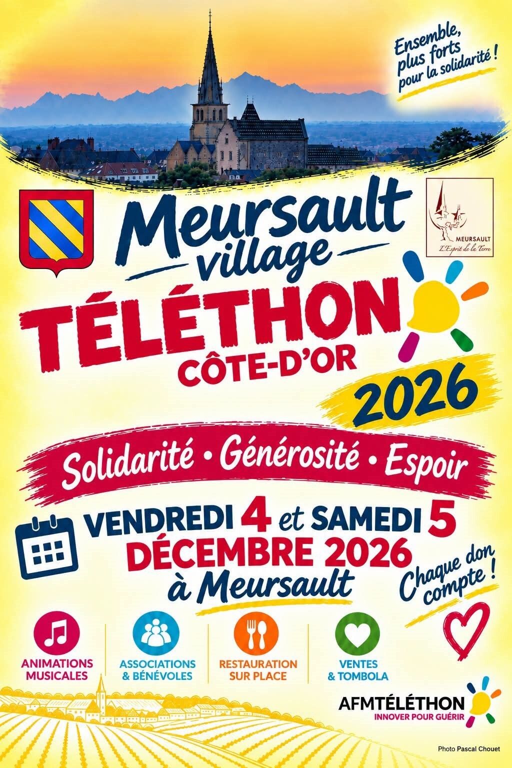 Village Téléthon Côte-d'Or à Meursault