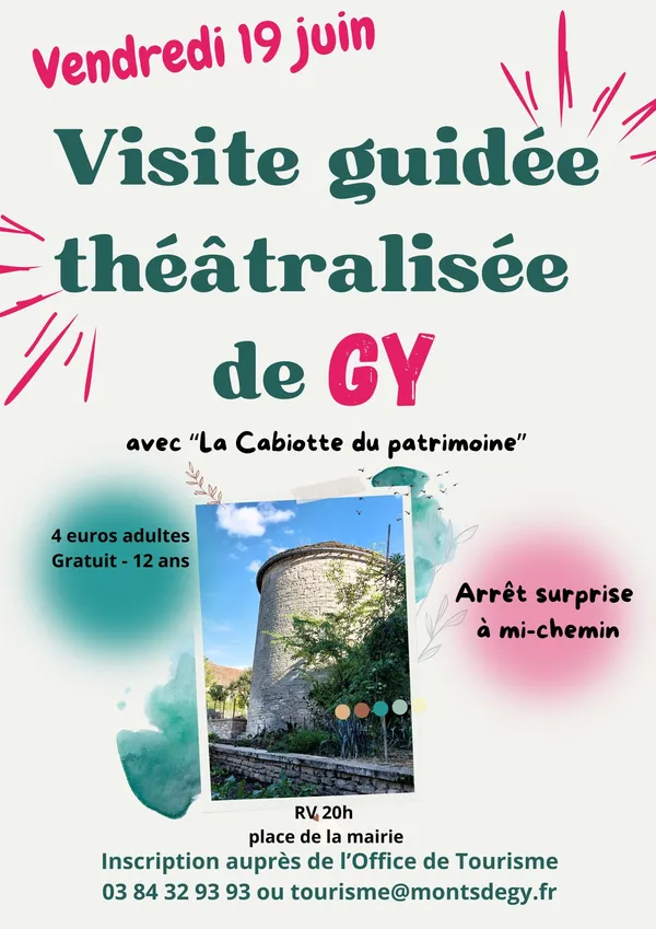 Visites guidées théâtralisées de Gy