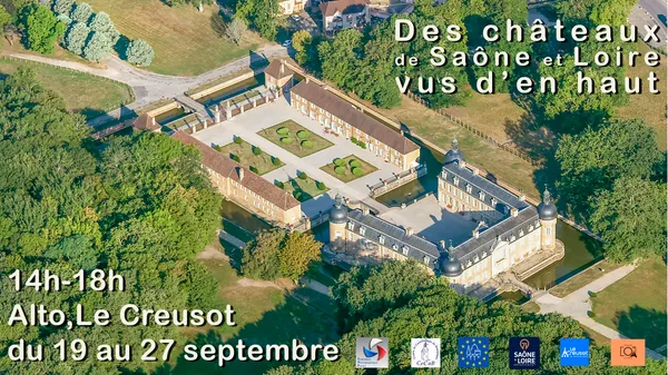 Des châteaux de Saône et Loire, vus d'en haut