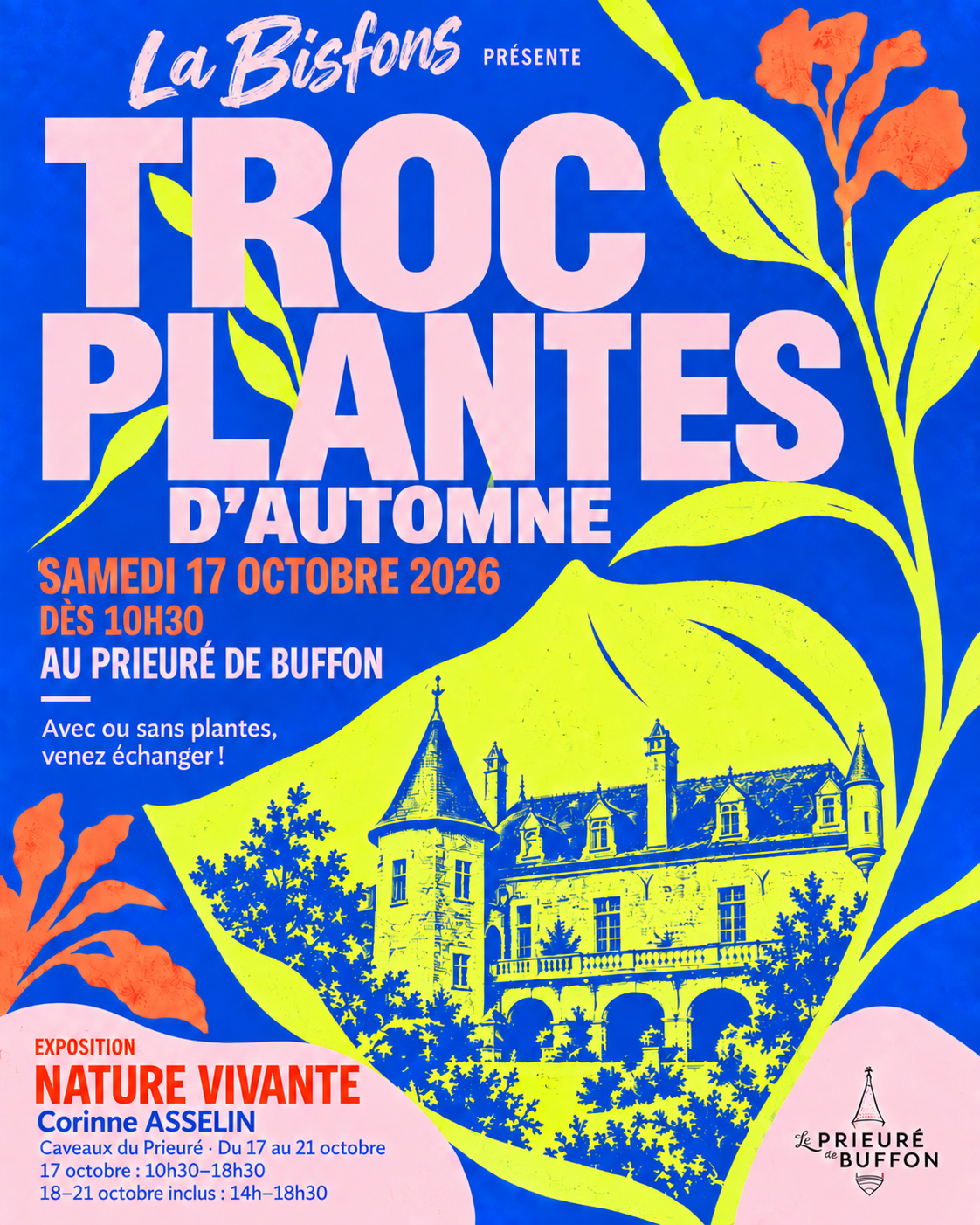 Troc plantes d’automne et exposition « Nature vivante » au Prieuré