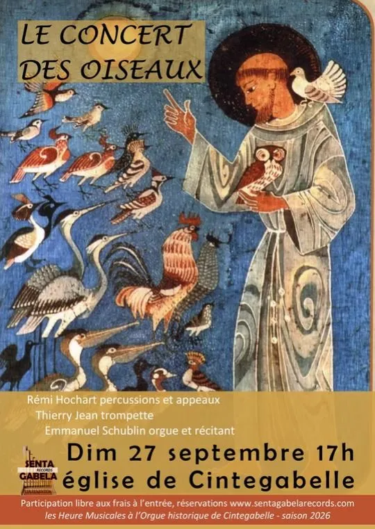 Le Concert des Oiseaux : Franscesco d'Assisi