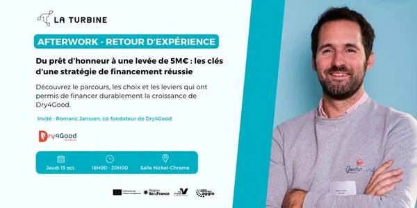 Afterwork Retour d'Expérience - Un prêt d’honneur à une levée de 5M€ : les clés d’une stratégie de financement réussie