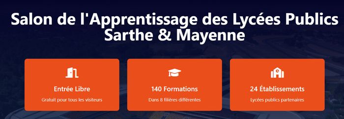 Salon de l’apprentissage des lycées publics de la Sarthe et Mayenne au Mans