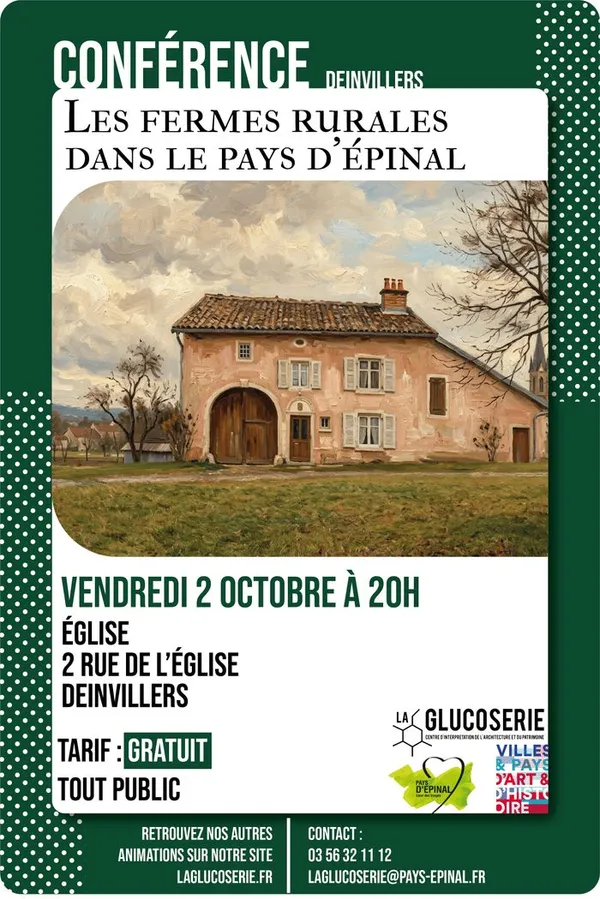 Conférence : les fermes rurales dans le pays d'Epinal