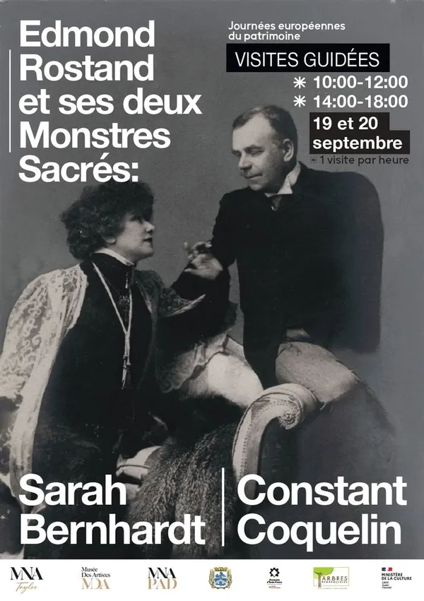 Exposition Edmond Rostand et ses 2 Monstres Sacrés: Sarah Bernhardt et Constant Coquelin