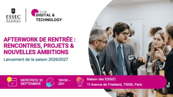 Afterwork de Rentrée: rencontres, projets & nouvelles ambitions