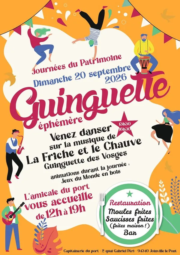 Guinguette éphémère du Port de Plaisance!