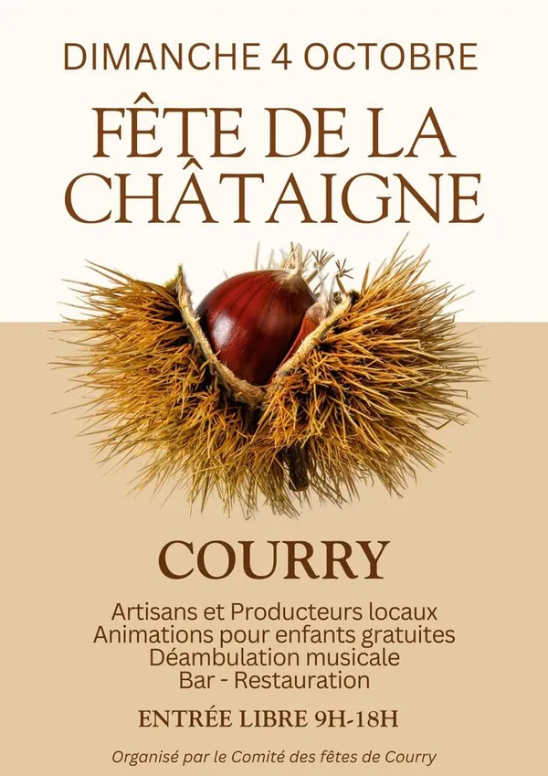 Présence sur la fête de la châtaigne de COURRY
