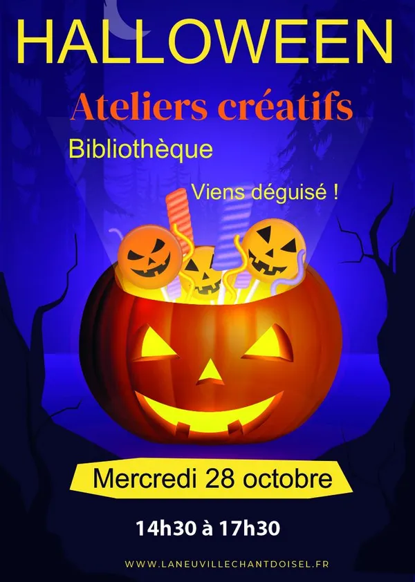 Ateliers créatifs Halloween