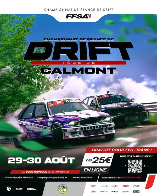 Championnat de France de Drift FFSA - Round 6 à Calmont