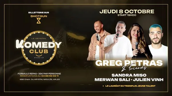KRYSTAL KOMEDY CLUB #1 - GREG PETRAS & FRIENDS