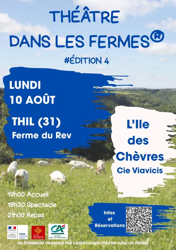 Théâtre dans les fermes à la ferme du Rev à Thil (31) le 10 août